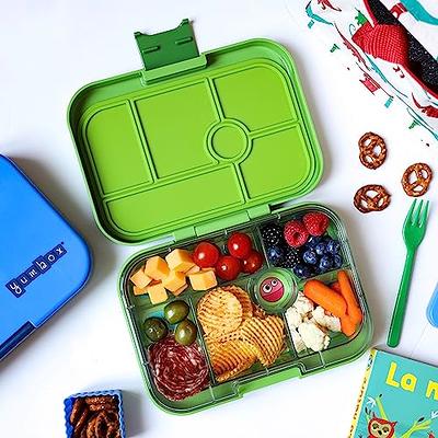Genteen 2 Packs Kids Lunch Box, Bento Box for Kids, Toddler Lunch Box with  3 Removable Compartments, BPA-Free and Leak-proof Lunch-Box Snack Container