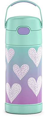 THERMOS FUNTAINER 12 Ounce Stainless Steel Vacuum Insulated Kids Straw  Bottle, Teal - Yahoo Shopping