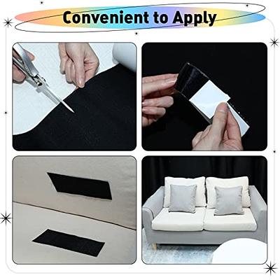 6 in x 10 ft Rolled Couch Cushion Grip Tape, Hook and Loop Tape with  Adhesive to Keep Couch Cushions from Sliding, for Couch, Sofa and Mattress