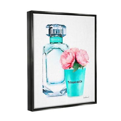 Stupell Industries Pink Rose Bouquet and Fashion Designer Bookstack Canvas Wall Art - 16 x 20