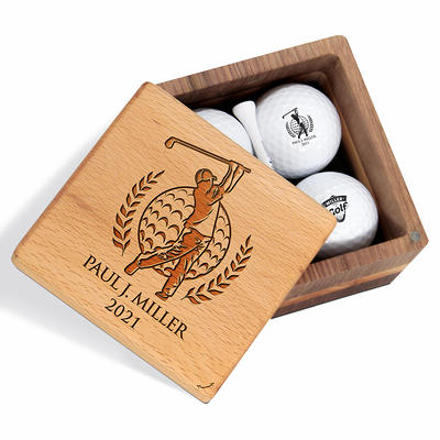 Personalized Gift For Men, Women - Handmade Golf Balls Display
