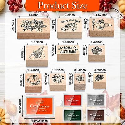 15 Pieces Fall Wooden Rubber Stamps and Craft Ink Pads Wooden Rubber Stamp  for Scrapbooking and DIY Craft Card Stamps Pads for Kids Stamps, Paper,  Wood Fabric Fall Holiday Stamps - Yahoo Shopping