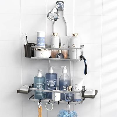 TOPCHASE Corner Shower Caddy, Shower Organizer with Soap Dish, 14 Hooks,  Adhesive Shower Shelf for Inside Shower, 3 Pack Shower Rack, No Drilling Bathroom  Shower Shampoo Holder, Shower Organization - Yahoo Shopping