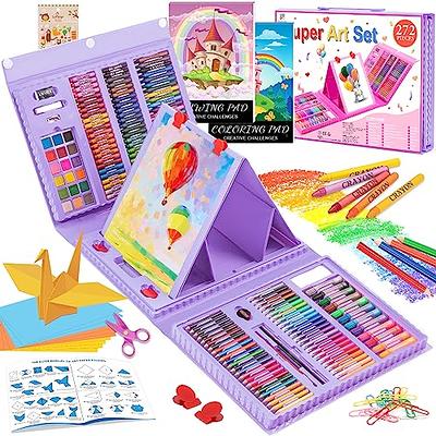 Soucolor Arts and Crafts Supplies, 183-Pack Drawing Painting Set