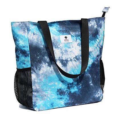 ESVAN Original Floral Water Resistant Large Tote Bag Shoulder Bag for Gym  Beach Travel Daily Bags Upgraded ([A] BLACK) - Yahoo Shopping