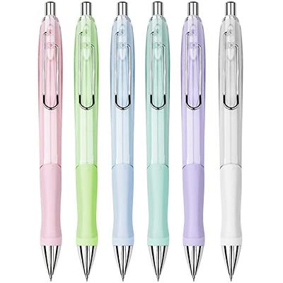 NiArt Color Gel Pens - Fine Point 0.5mm for Journaling and Planners,  Retractable Writing Pens with Assorted Aesthetic Pastel Colors Ink - Ideal  for