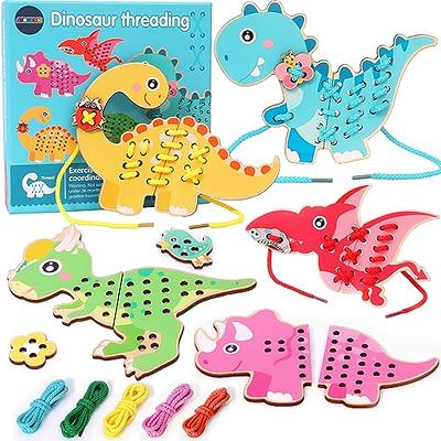 Atoylink 5 Pack Wooden Lacing Cards for Kids 3-5 Dinosaur Threading Sewing  Cards Toddler Travel Toys Preschool Puzzle Game Fine Motor Skills Toys for  3 4 5 6 Year Old Christmas Birthday Gift - Yahoo Shopping
