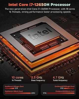 [Mini Gaming PC] Intel Core i9-11900H, up to 4.9GHz, 16GB DDR4 Dual Channel  512GB M.2 NVMe SSD, Mini PC [3 Adjustable Mode/RGB Lights] Mini Computers