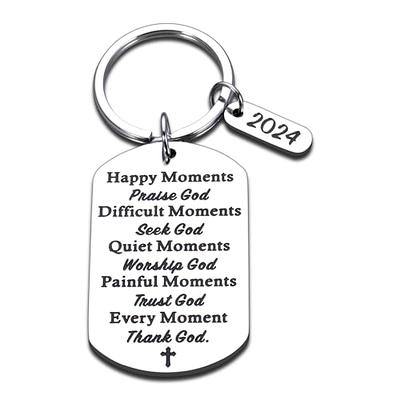 Christian Inspirational Gift for Women Men Bible Verse Keychain from Mom  Religious Cross Keyring Gifts for Teen Boys Girls Friends Catholic Birthday  Christmas Easter Baptism Key Tags for Him Her - Yahoo