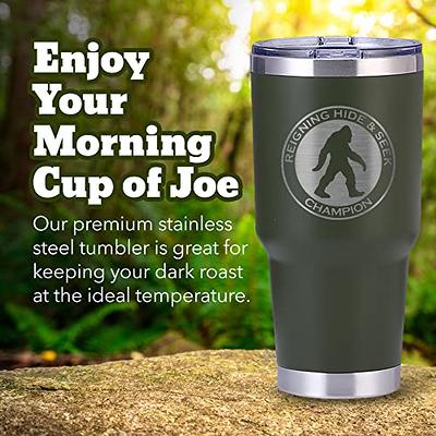 Personalized Engraved Yeti 30oz Travel Mug Sasquatch 