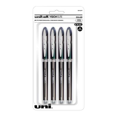 uni ball AIR Rollerball Pens Medium Point 0.7 mm Black Barrel Black Ink  Pack Of 3 - Office Depot