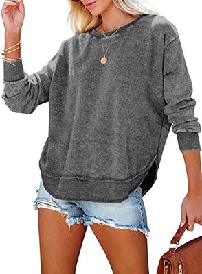 2023 Autumn Tops for Womens 3/4 Sleeves Dressy Casual Floral Shirts Slim  Fit Crewneck Pullover Sweatshirt Tunics 
