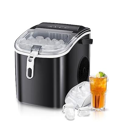 Antarctic Star Ice Maker Machine Countertop,Portable Automatic 9 Ice  CubesSelf-Clean