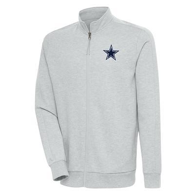 Women's Antigua Navy Dallas Cowboys Links Full-Zip Golf Jacket