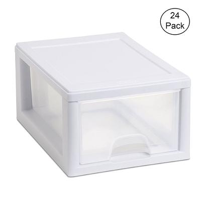 Sterilite Corporation 2-Pack 3-Drawers Brown Stackable Plastic Storage  Drawer 24-in H x 29-in W x 12.6-in D at