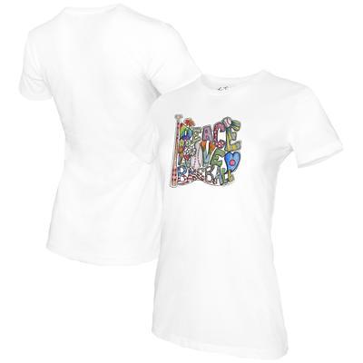 Texas Rangers Tiny Turnip Youth Stacked T-Shirt - White