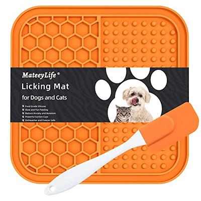 Kwispel Lick Mat for Dogs, Large Dog Lick Mat with Suction Cups