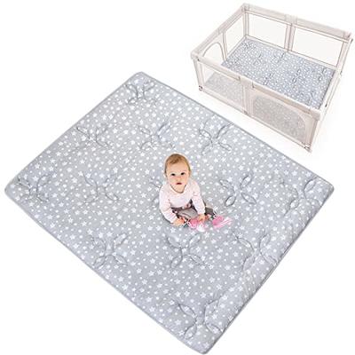 Baby Playpen Mat, Extra Large Thick Playmat, Non Slip Cushioned