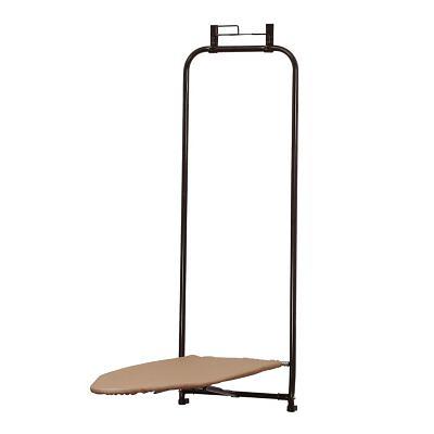 Ironing Board, Wall Mount Iron Board Holder and Ironing Board Cover, White