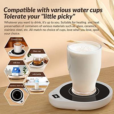 keeps your coffee cup warm. no more lukewarm coffee!