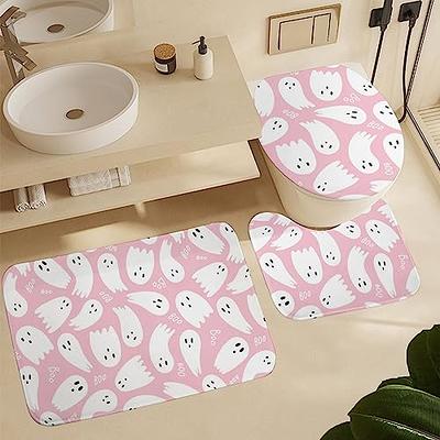 Peach Bathroom Rugs And Mat Cute Cartoon Bath Mat Kids Bathroom Decor  Peachy Plush Coral Pink Non-slip Foot Mat Absorbent Bathtub Rug Washable