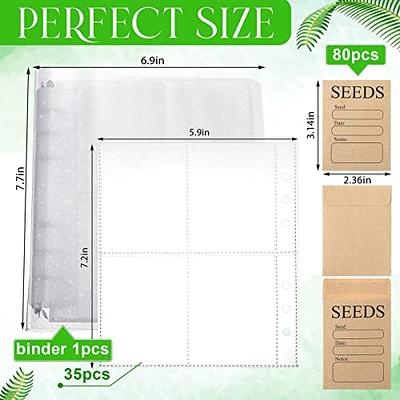 Sumnacon Seed Storage Container 18 Slots Seed Storage Transparent Seed  Storage Box Plastic Seed Organizer for Flower Vegetable Garden Seeds