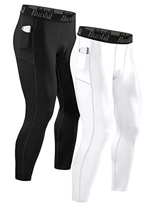 Runhit Running Tights for Men Compression Pants for Men Leggings with Pocket  Running Pants Jogger Workout Winter Thermal Base Layer Black White 2 Pack  XL - Yahoo Shopping
