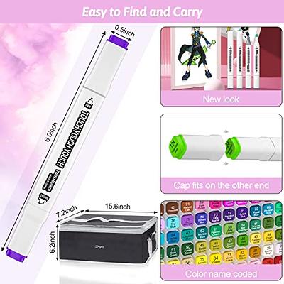 Professional Marker Pen Student Artist Alcohol Graphic Art Twin Tip Markers  Set