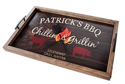 BBQ Gifts, Custom Platter, Grill Master, Grilling Plate, Daddio Of The