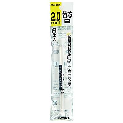 TAJIMA Marking Tools - White Refill Leads for 2.0mm Sumitsuke Mechanical  Pencil with 6 Leads Per Pack - S20S-WHI-T - Yahoo Shopping