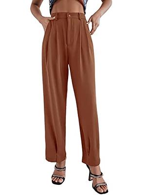  SweatyRocks Women's Elastic Waist Pleated Sweatpants