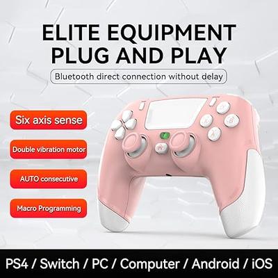  AimControllers PRO Controller compatible with PS5 Console & PC, Custommade Wireless Gaming Controller with 4 Back Remappable Paddles, Gaming Accessories Electronics