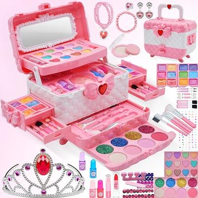 Kids Makeup Kit for Girl Make up Remover Real Washable Princess Set Non  Toxic for sale online