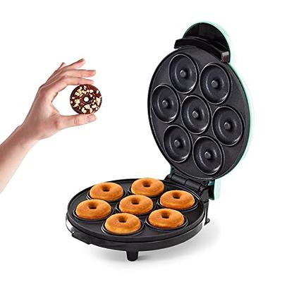 DASH Mini Donut Maker Machine for Kid-Friendly Breakfast, Snacks, Desserts  & More with Non-stick Surface, Makes 7 Doughnuts - Aqua - Yahoo Shopping