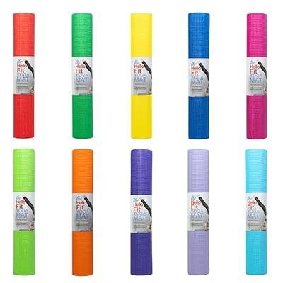 Sunshine Yoga Voyage Yoga Mat, 6 Pack, 72 x 24 Extra Long