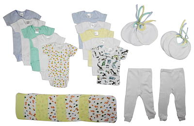 Bambini Newborn Baby Shower Layette Gift Box Set, 5pc (Baby Boys) 