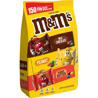 M&M'S Limited Edition Peanut Milk Chocolate Candy featuring Purple Candy,  Party Size, 38 oz Bulk Resealable Bag Pack of 2