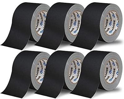Gaffers Tape 3 Inch - Black Gaffers Tape - 4 Multi Pack - 30 Yards Per Roll  Gaffer Tape - Black Gaffer Tape - Black Tape for Stage Sets - Black Gaff  Tape - Photography and Filming Black Cloth Tape