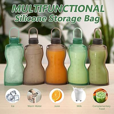 Momcozy Silicone Milk Storage Bags Reusable Breastmilk Bags for  Breastfeeding