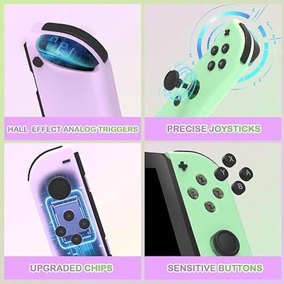 Wireless Controllers Compatible for Switch/OLED/Lite, Switch Controller  Support Wake-up Function and 6-Axis Gyro with Grip and Straps (Blue and  Green) : : Video Games