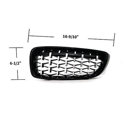 SNA Chrome Diamond F32 Kidney Grill for BMW 4 Series F32 F33 F36