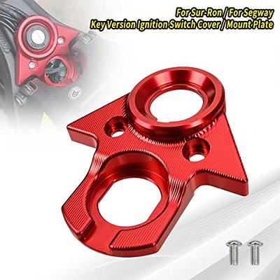 BILLFARO Motorcycle Ignition Mount Plate,Dirt Bike CNC Key Version Ignition  Switch Cover for Sur Ron Light Bee for Surron for Sur-Ron S/X160/X260 (Red)  - Yahoo Shopping