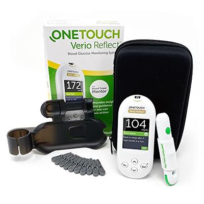  Embrace Bluetooth Diabetes Testing Kit Includes Embrace WAVE+  Bluetooth Blood Glucose Meter 300 Blood Test Strips 1 Control Solution 1  Lancing Device 300 30g Lancets and Carrying Case : Health & Household