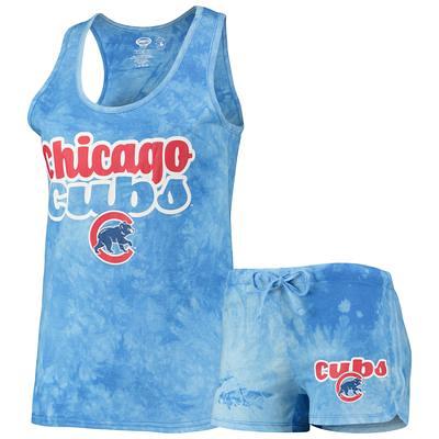 New Era Women's Blue Chicago Cubs Active Racerback Tank Top