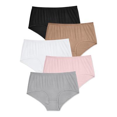 Plus Size Women's Stretch Cotton Brief 5-Pack by Comfort Choice in Garden  Pack (Size 16) Underwear - Yahoo Shopping