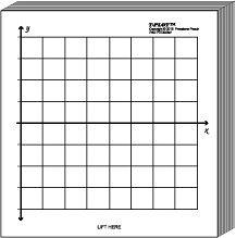 10 Pack Mini Graph Paper Sticky Notes in 6 Designs, 25 Sheets per Pad (3x3  In)