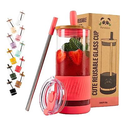 24oz Glass Cups with Bamboo Lids and Straws,6Pack Glass Tumbler Drinking  Glasses,Large Capacity Beer Can Shaped Glass Cup,Iced Coffee Cups,with 2  Cleaning Brush for Cocktail,Whiskey,Smoothie - Yahoo Shopping