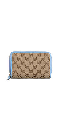 What Goes Around Comes Around Prada Beige Saffiano Compact Wallet