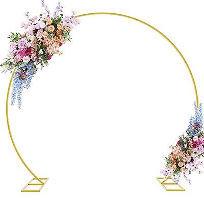 Round Wedding Arch,metal Round Balloon Arch Stand for Wedding Decoration  Party Backdrop 