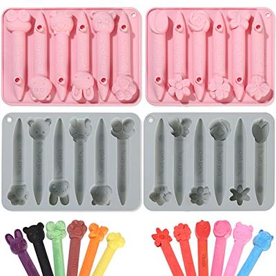 4 Pack Crayon Mold Crayon Recycling Molds Assorted 3D Crayon Molds Silicone  Oven Safe Candy Chocolate Making Molds for Kids Wax Crayons Animal Flower  Pen DIY, Pink Gray - Yahoo Shopping